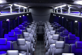 Jonesboro Charter Bus Interior