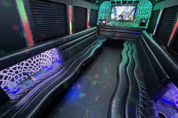 Jonesboro Limo Bus Interior
