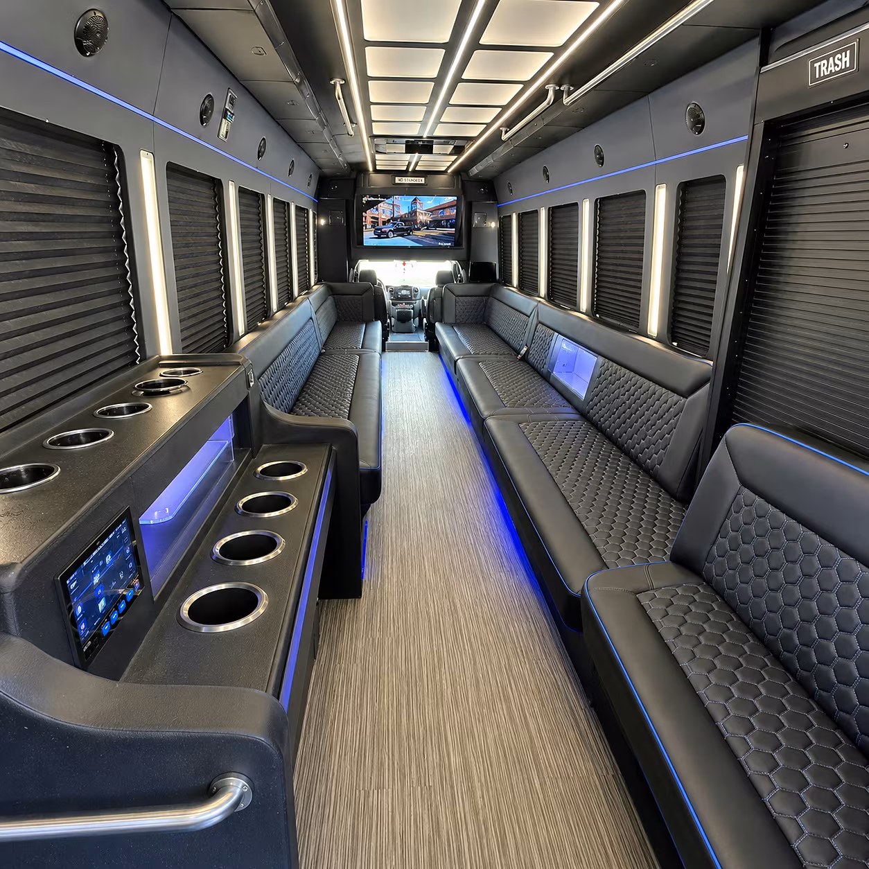 jonesboro party bus rental interior